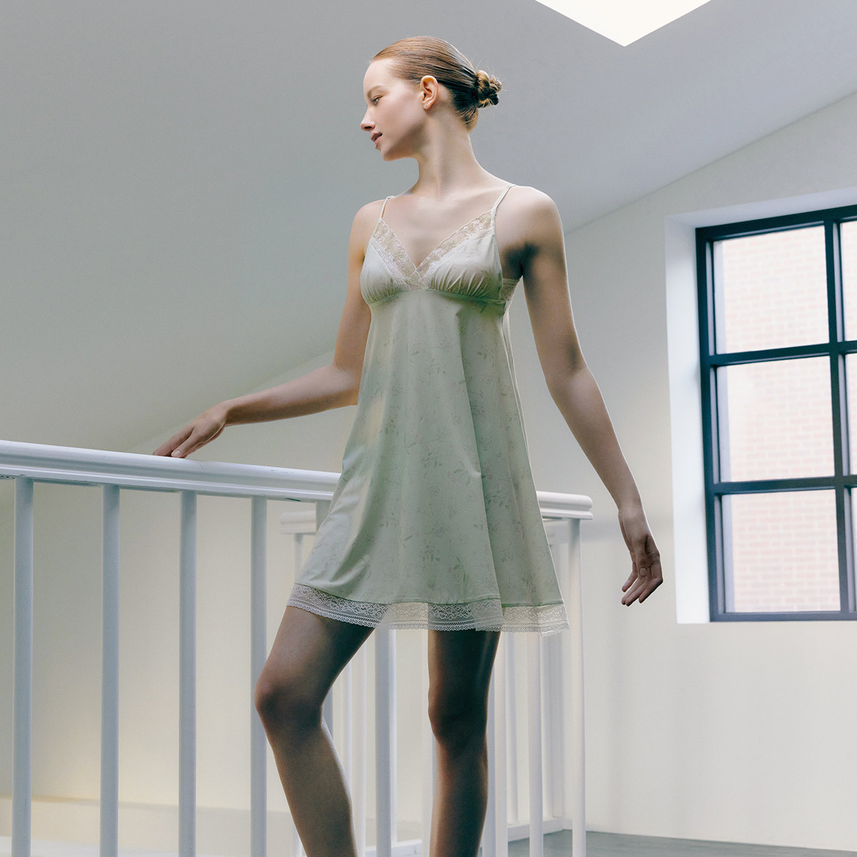 플라워 자수 레이스 가드닝 풀슬립(VFS1806), , small