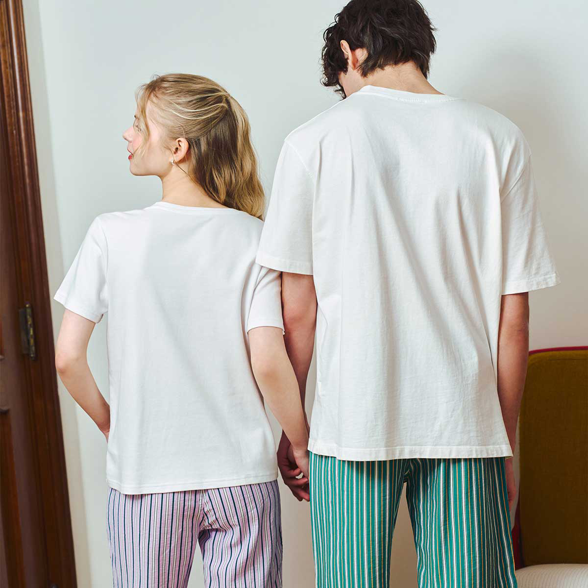 스트라이프 이지웨어 여성 반바지(SEP2556F), , large