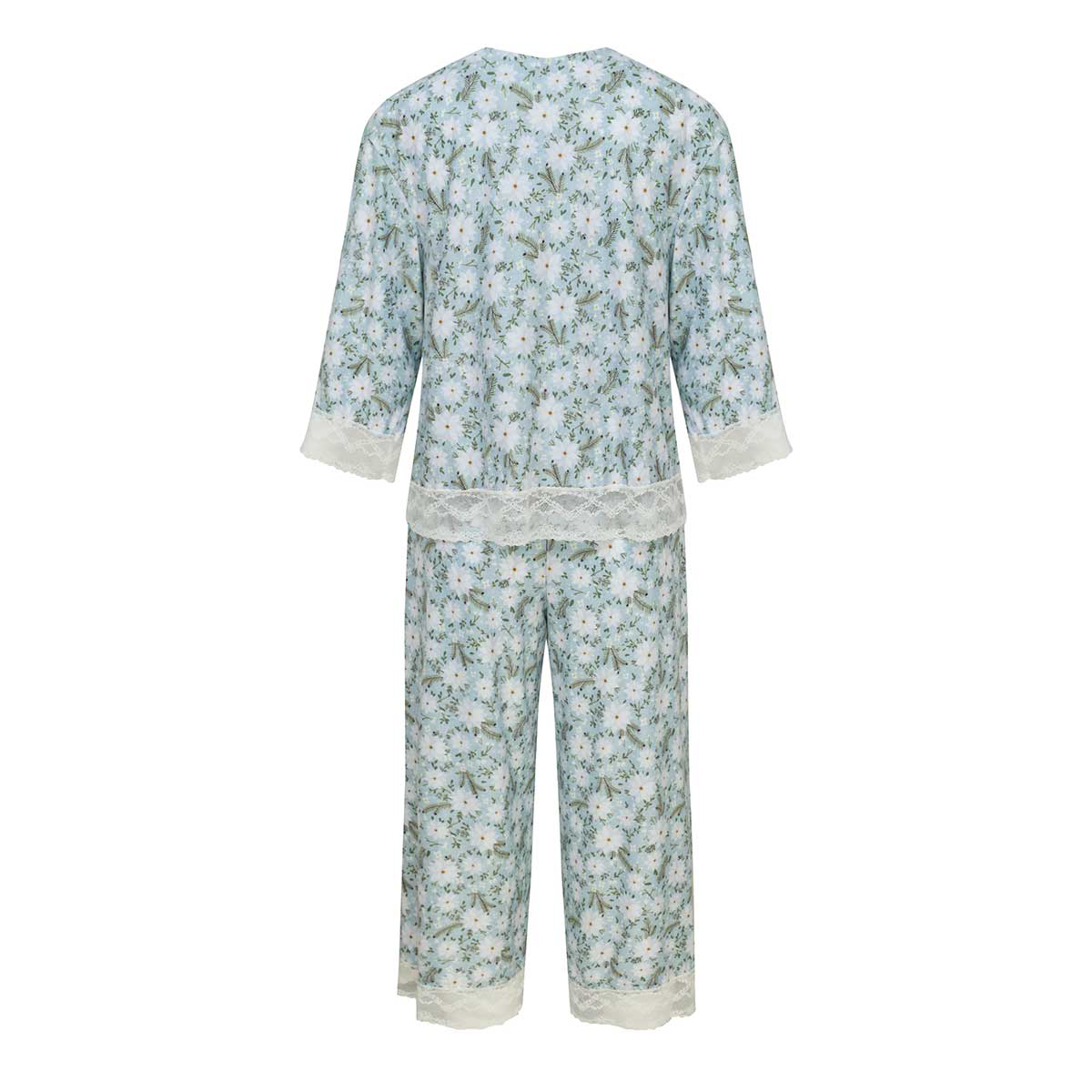 눈꽃 꽃무늬 데이웨어 7부 하프슬립(WHS2401L), , large