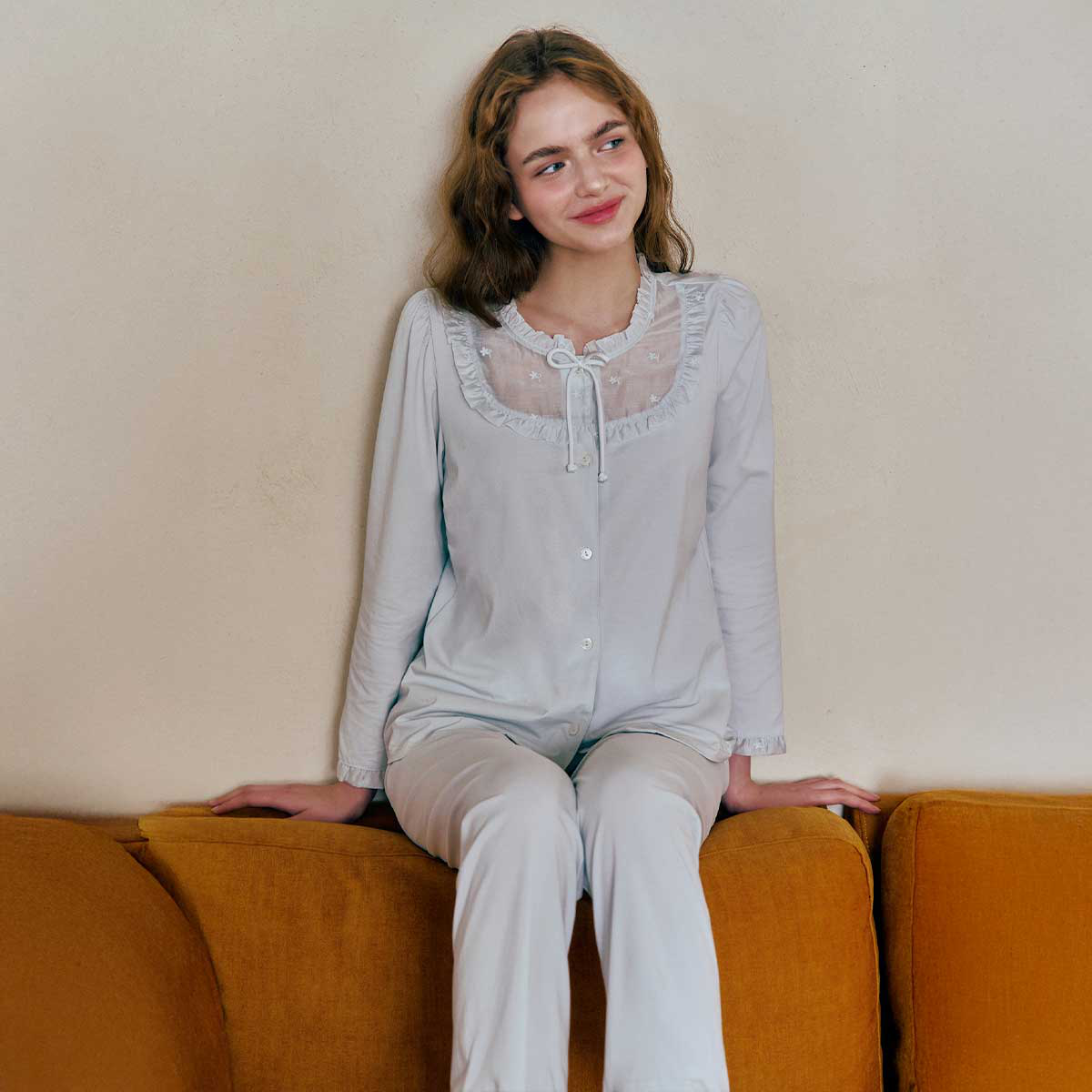 컴팩트 스판 아이스 코튼 이지웨어세트(SEV255WS), , small