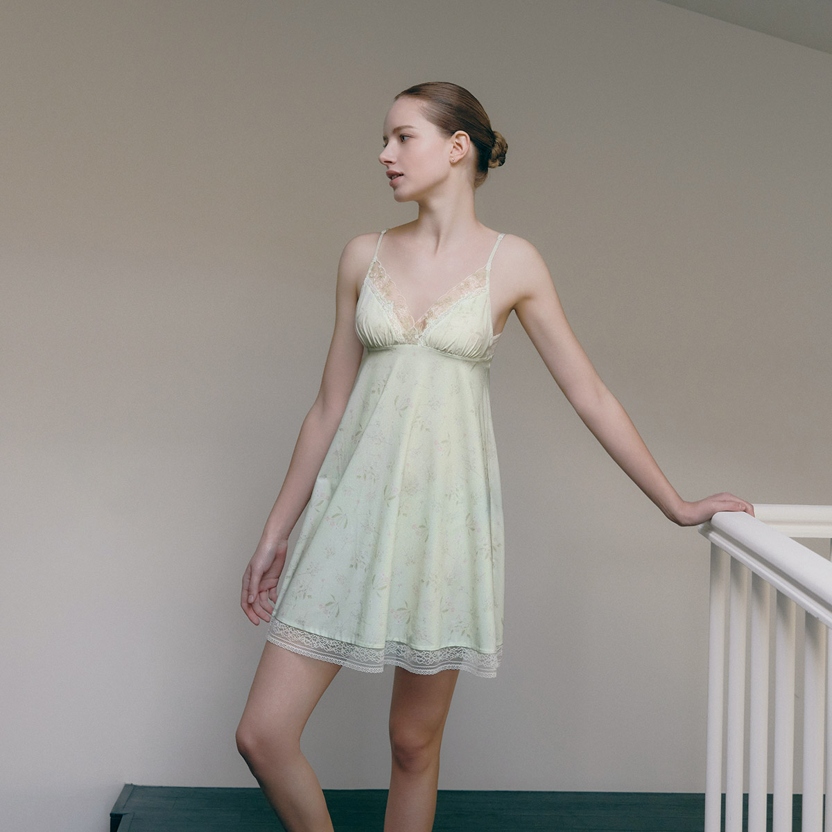 플라워 자수 레이스 가드닝 풀슬립(VFS1806), , large