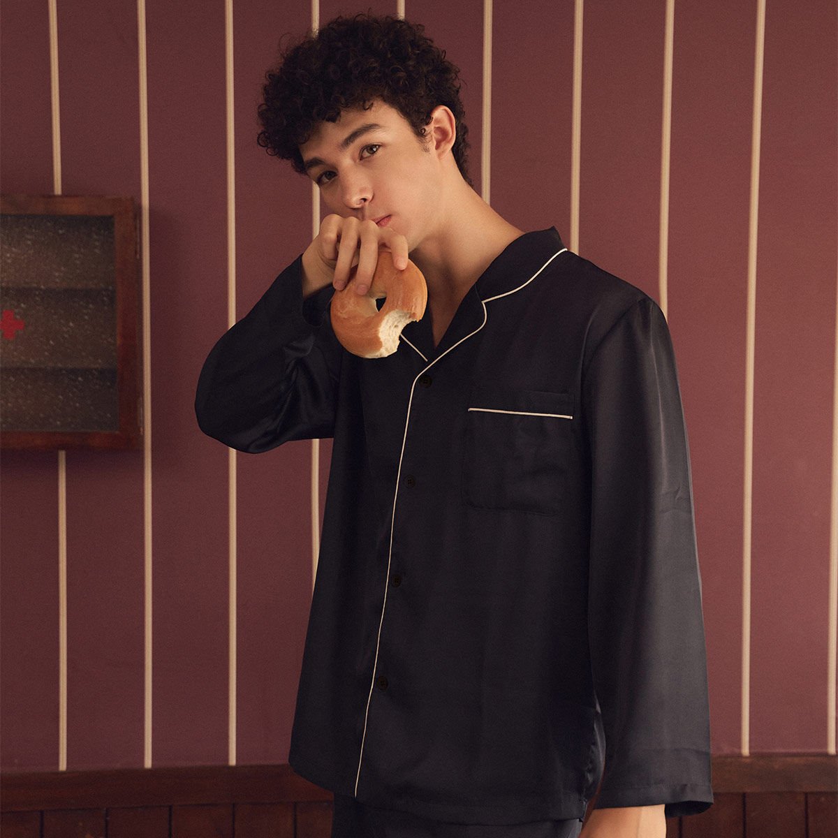 샤무즈 실키 남성 파자마(SPA2430M), , large