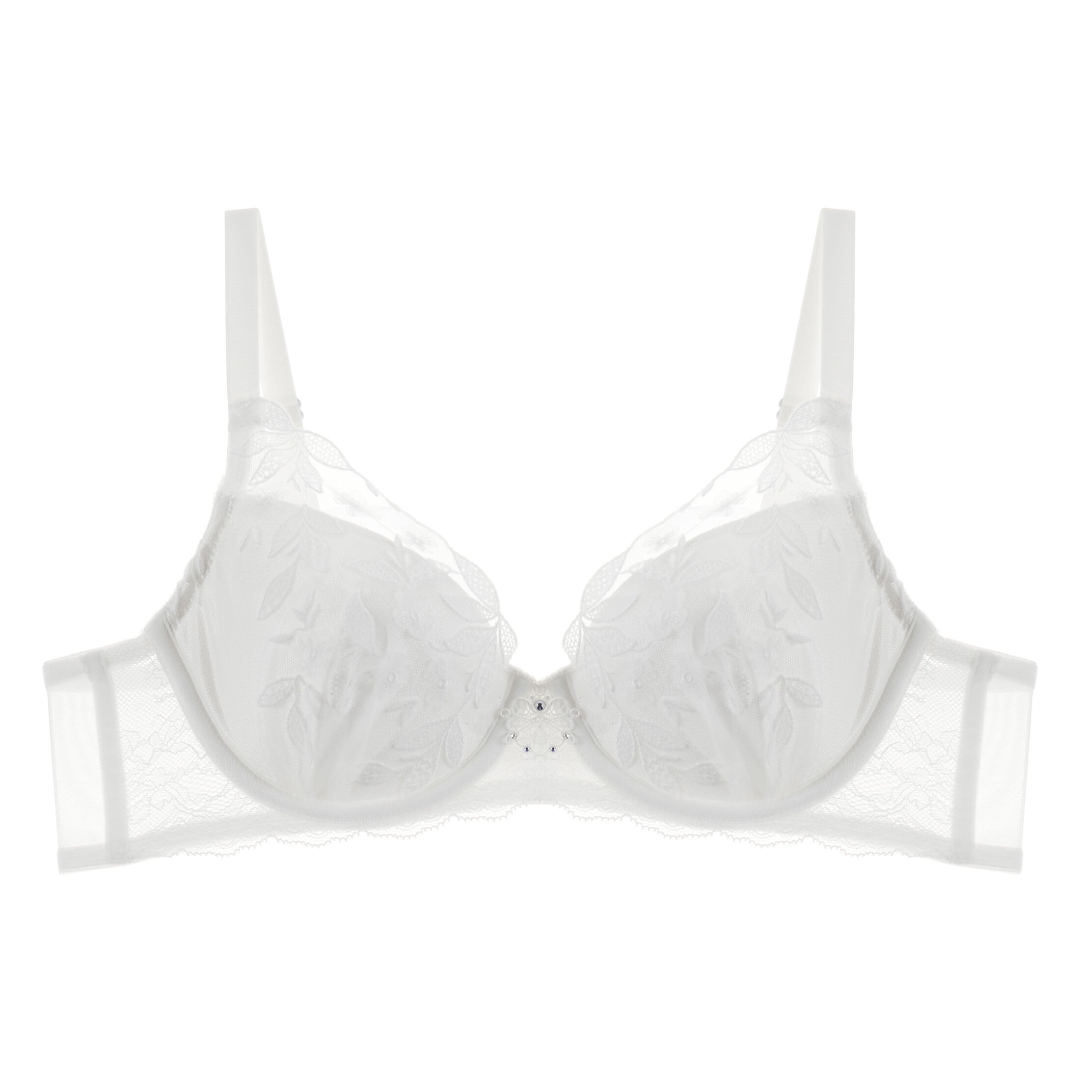 꽃잎 자수 패드 브라(SVBRB461), , large