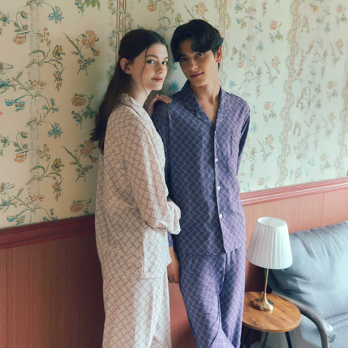 폴리30D 체인나염 파자마, , small