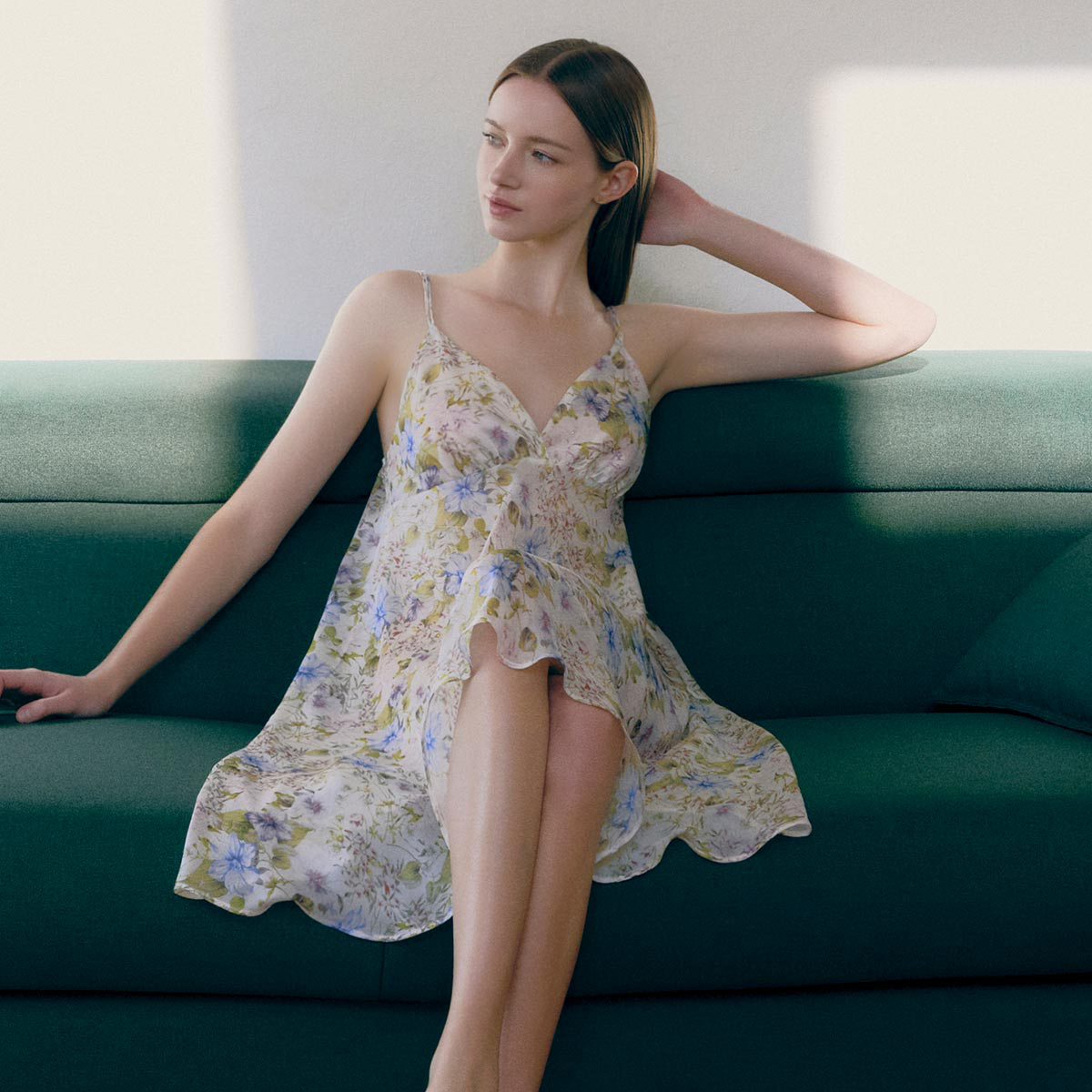 데일리 플라워 실키 풀슬립(VFS5020), , large