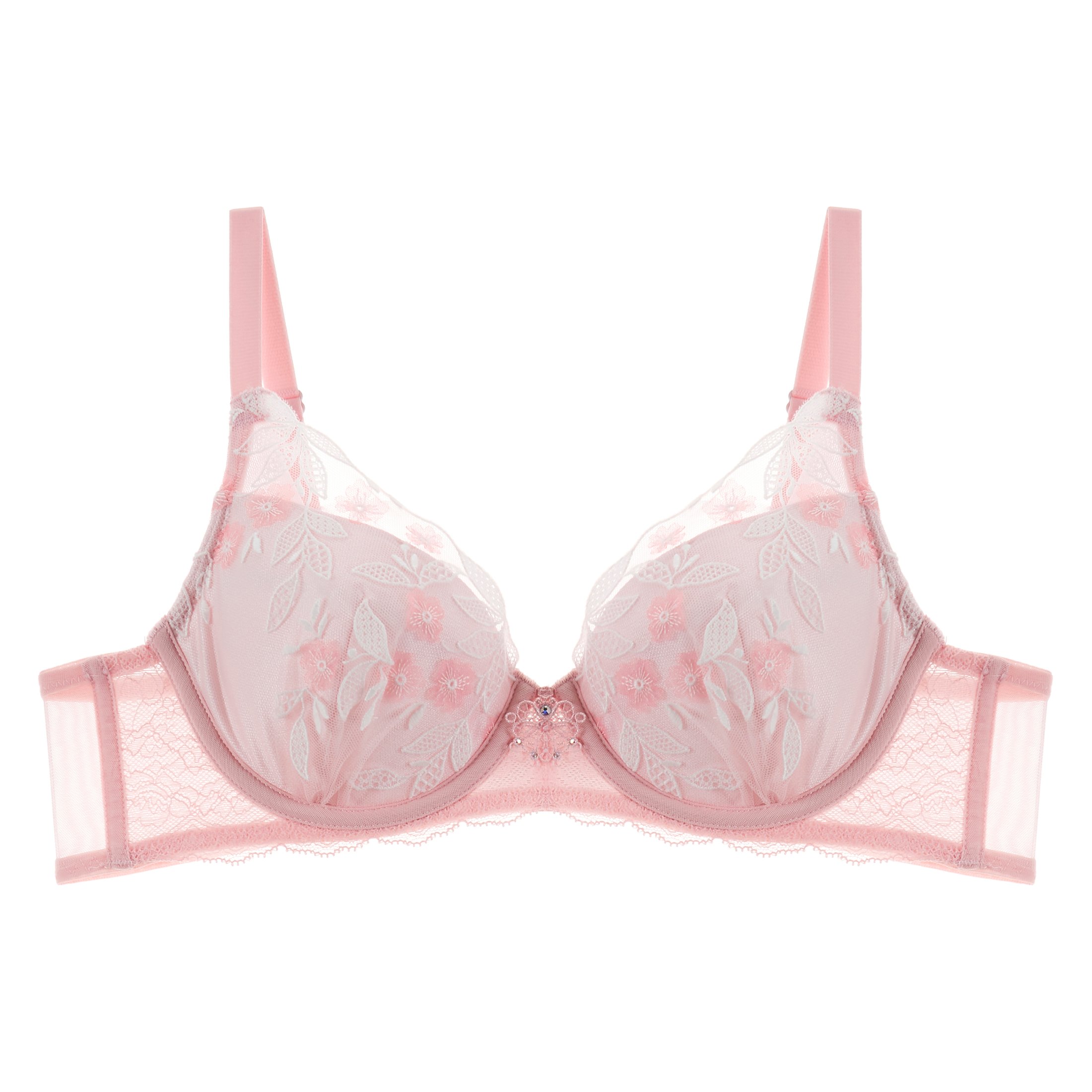 꽃잎 자수 패드 브라(SVBRB461)